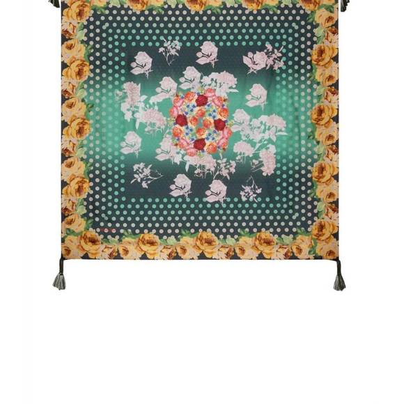 NEW JOHNNY WAS women's paza silk scarf in multi - Picture 1 of 3